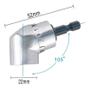 Imagem de Kit 2 Mandril Angular 1/4 Para Parafusadeiras Charbs