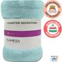 Imagem de Kit 2 Manta Cobertor Solteiro Microfibra Soft Macia Fleece 150x220cm Camesa - Emcompre