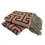 Imagem de Kit 2 Mantas Xale para Sofá Poltrona Cama em Jacquard 1,40x1,60m Decorativa Luxo