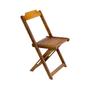 Imagem de Kit 2 Mesas Dobraveis em Madeira Maciça 120x70 com 4 Cadeiras - Mel