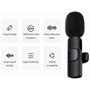 Kit 2 Microfone de Lapela Sem Fio Wireless Um Receptor Profissional Alcance 20 Metros USB C - PONTO DO NERD Imagem de Kit 2 Microfone de Lapela Sem Fio Wireless Um Receptor Profissional Alcance 20 Metros USB C