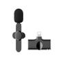 Imagem de KIT 2 Microfones Lapela Wireless Sem Fio K9 Vlog Tipo-C ou Iphone