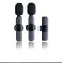 Imagem de KIT 2 Microfones Lapela Wireless Sem Fio K9 Vlog Tipo-C ou Iphone