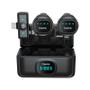 Imagem de Kit 2 Microfones Sem Fio Bluetooth 5.2 25m Onistek ON-MC827