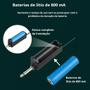 Imagem de Kit 2 Microfones Sem Fio Profissional Uhf Led Com Receptor - EL-5005