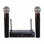 Imagem de Kit 2 Microfones Sem Fio UHF LE-906 Lelong
