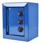 Imagem de Kit 2 Mini Cofres Com Segredo 10x8x12Cm Azul Escuro Fercar