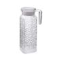 Imagem de Kit 2 Mini Jarra Vidro Água Suco Refresco Com Tampa 600ml