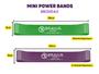 Imagem de Kit 2 Mini Power Bands Heavy Pro e Extra Heavy Pro - Roxo