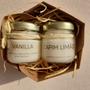 Imagem de Kit 2 Mini Vela Aromática Perfumada Vanilla Capim Limão 40g