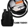 Imagem de Kit 2 Mochilas Bolsa Viagem Resistente Impermeável Coreana Masculina Feminina Escola - Cor Aleatória