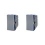Imagem de Kit 2 Modulo Interruptor Paralelo Cinza Pial Plus+ 611011CZ+