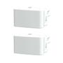 Imagem de Kit 2 Modulos Interruptor Simples Lunare Up Schneider S40010