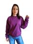 Imagem de Kit 2 Moletons Blusa Feminina Gola Redonda Flanela