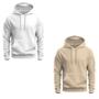 Imagem de Kit 2 Moletons Liso Basico Blusa De Frio Canguru Confortavel Inverno