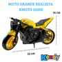 Imagem de Kit 2 Motos Corrida Brinquedo 1600 Realista Presente Menino Grande Criança Infantil Motocicleta