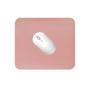 Imagem de Kit 2 Mouse Pad 20x20cm Pequeno Tapete De Mesa Quadrado Em Sintético Impermeavel Rosa