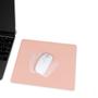 Imagem de Kit 2 Mouse Pad 20x20cm Pequeno Tapete De Mesa Quadrado Em Sintético Impermeavel Rosa