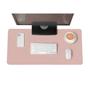 Imagem de Kit 2 Mouse Pad Gamer 100x48cm Grande Home Office Trabalho Antiderrapante Impermeavel Rosa