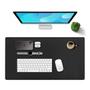 Imagem de Kit 2 Mouse Pad Grande 100X48 Antiderrapante Preto Premium