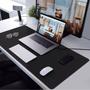 Imagem de Kit 2 Mouse Pad Grande 100X48 Antiderrapante Preto Premium