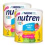 Imagem de Kit 2 Nutren Kids Morango Complemento Alimentar Lata com 350g