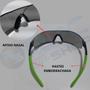 Imagem de Kit 2 Oculos Epi Proteçao Uv Antirrisco Segurança Trabalho Construção Civil Obra Fume Transparente