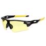 Imagem de Kit 2 Óculos Esportivo Espelhado + Noturno Lentes Amarelas