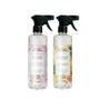 Imagem de Kit 2 Odorizadores de Tecidos Elimina Odores Spray/borrifador  Summer e Flor de Cerejeira 500ml Cada Tropical Aromas