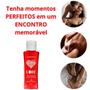 Imagem de Kit 2 Óleo para Massagem Love Hot Morango + Pomada do Dragão Ginseng