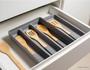 Kit 2 Organizador Gavetas Talheres Extensível Porta Talher Utensílios Cozinha Logic - Ou Imagem de Kit 2 Organizador Gavetas Talheres Extensível Porta Talher Utensílios Cozinha Logic - Ou