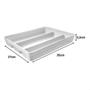 Imagem de Kit 2 Organizador Gavetas Talheres Extensor Porta Faca Logic