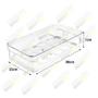 Kit 2 Organizador Porta Mantimento Ovo 2,8L Tampa Geladeira Fruta Verdura Clear Fresh - Ou Imagem de Kit 2 Organizador Porta Mantimento Ovo 2,8L Tampa Geladeira Fruta Verdura Clear Fresh - Ou