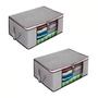 Kit 2 Organizadores Colmeia Multiuso Guarda Roupa Armário Decoração Tecido Casa Transparente Resistente Gaveta - B-max Imagem de Kit 2 Organizadores Colmeia Multiuso Guarda Roupa Armário Decoração Tecido Casa Transparente Resistente Gaveta