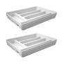 Kit 2 Organizadores de Talheres para Cozinha OL600 Logic- Ou - Ou - Martiplast Imagem de Kit 2 Organizadores de Talheres para Cozinha OL600 Logic- Ou