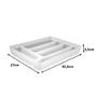 Kit 2 Organizadores Gavetas Divisor Extensor Porta Facas Talheres Armário Cozinha Logic - Ou Imagem de Kit 2 Organizadores Gavetas Divisor Extensor Porta Facas Talheres Armário Cozinha Logic - Ou