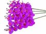Imagem de Kit 2 orquídeas Pink em silicone Toque Real