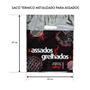 Imagem de Kit 2 pacotes Saco Térmico Metalizado p/ Assados com 200Uni