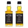 Imagem de Kit 2 Padrinhos Casamento Miniatura Whisky Jack Daniels 50Ml