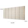 Imagem de Kit 2 Paineis Cama Box Fantasy 1,60 Tecido Suede cor Nude - Comprar Moveis Em Casa