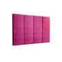 Imagem de Kit 2 Paineis Cama Box Solene 0,90 Tecido Suede cor Rose - Comprar Moveis Em Casa