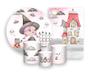 Imagem de Kit 2 Painéis De Festa + Trio De Capas Cilindro - Halloween Bruxinha Rosa 016