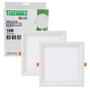 Imagem de Kit 2 Painel Led 18w Plafon Recuado Embutir Sala Quarto Cozinha Teto Quadrado Taschibra