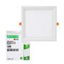 Imagem de Kit 2 Painel Led 18w Plafon Recuado Embutir Sala Quarto Cozinha Teto Quadrado Taschibra