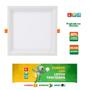 Imagem de Kit 2 Painel Led 18w Plafon Recuado Embutir Sala Quarto Cozinha Teto Quadrado Taschibra