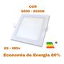 Imagem de Kit 2 Painel LED Embutir Quadrado 18W 6000k Bivolt Premium