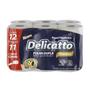 Imagem de Kit 2 Papel Higiênico Delicatto Premium 12 Rolos 30m