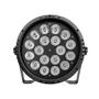 Imagem de Kit 2 Par Leds Indoor Slim Briwax De Plastico 18X12W Rgbw