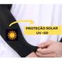 Imagem de Kit 2 Par Manguito Mangas Mangote Proteção Solar Braços Uv