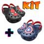 Imagem de Kit 2 Pares de Babuche Infantil Personagens Leve Confortavel